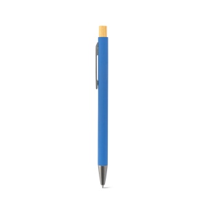 ZYLEN. Stylo à bille en aluminium recyclé (100 % rAL), avec finition en caoutchouc 12