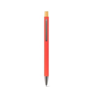 ZYLEN. Stylo à bille en aluminium recyclé (100 % rAL), avec finition en caoutchouc 14