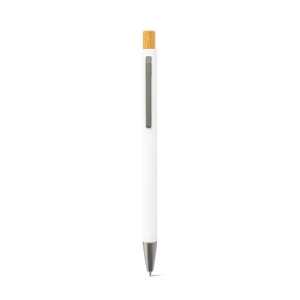 ZYLEN. Stylo à bille en aluminium recyclé (100 % rAL), avec finition en caoutchouc 16