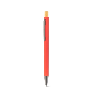 ZYLEN. Stylo à bille en aluminium recyclé (100 % rAL), avec finition en caoutchouc 4