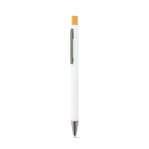 ZYLEN. Stylo à bille en aluminium recyclé (100 % rAL), avec finition en caoutchouc 5
