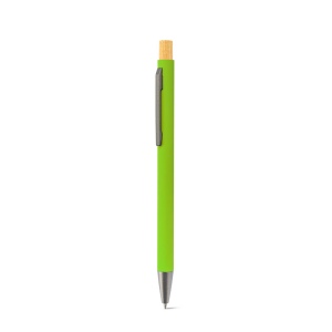 ZYLEN. Stylo à bille en aluminium recyclé (100 % rAL), avec finition en caoutchouc 7