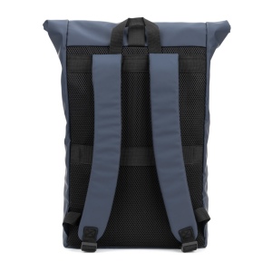 PORTLAND. Sac à dos à enroulement en PU avec poche pour ordinateur portable 16 pouces 9