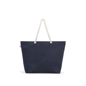 ATHENS. Sac de plage en coton recyclé (70 %) et polyester recyclé (30 %) (220 g/m²) 8