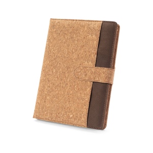 FIELDING. Classeur A5 en liège et polyester recyclé (100 % rPET) avec bloc-notes amovible 2