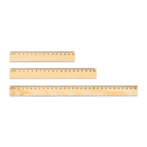 WESLEY 20. Règle en bois de pin avec échelle graduée de 20 cm 4