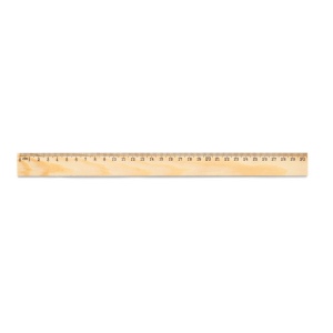 WESLEY 30. Règle en bois de pin avec échelle graduée de 30 cm 2