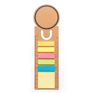 SAWYER. Set de bureau 3 en 1, fabriqué à partir de papier 100 % recyclé, avec un dessus rond et une impression noire tout autour 2