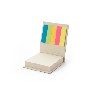 KAIRON. Set de bureau 2 en 1, fabriqué à partir de papier 100 % recyclé, avec 6 blocs-notes autocollants 6