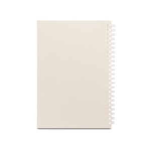 SCHILLER. Bloc-notes A5 avec couverture souple, fabriqué à partir de papier 100 % recyclé 15