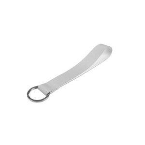 TELFORD. Lanyard courte en polyester pour sublimation avec anneau 3