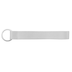 SLOUGH. Lanyard courte pour sublimation en polyester recyclé (100% rPET) avec anneau 2