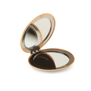 KAYLA. Miroir rond double face en aluminium avec fermeture magnétique 11