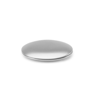 KAYLA. Miroir rond double face en aluminium avec fermeture magnétique 2