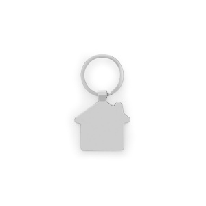 GASTON HOUSE. Porte-clés en forme de maison en zinc et bambou 6
