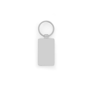 GASTON RECTANGULAR. Porte-clés rectangulaire en zinc et bambou 5