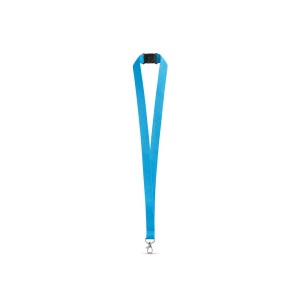 LEEDS. Lanyard en polyester avec fermoir de sécurité 10