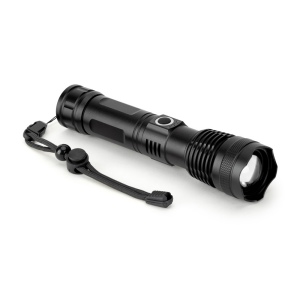 YVIAN. Lampe torche rechargeable de 10 W en aluminium (100% rAL) 2