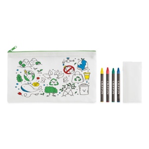 Trousse 4 crayons de couleur - CRAY 8