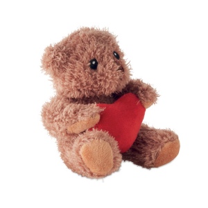 Petit ours peluche avec cœur - CUDDLE 3