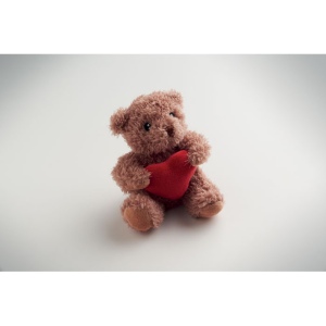 Petit ours peluche avec cœur - CUDDLE 4