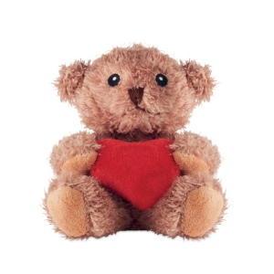 Petit ours peluche avec cœur - CUDDLE 2