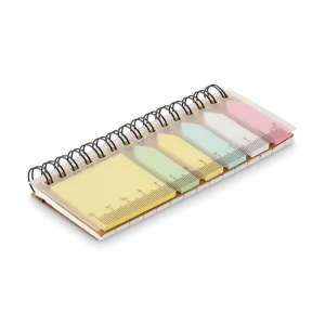 Bloc-notes et marqueurs en PP - MEMORING