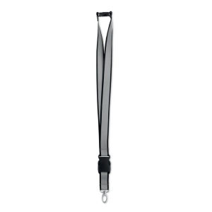 Lanyard réfléchissant  en RPET - TOSEE