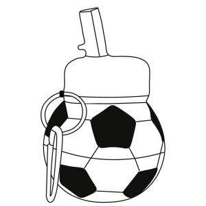 Gourde pliable SOCCERMATE 10
