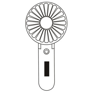 Ventilateur à main TYPHOON 25