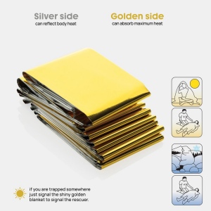 Couverture de secours dans une pochette en rPET RCS Solra 7