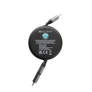 Câble rétractable 240W 2-en-1  en aluminium RCS Terra 7