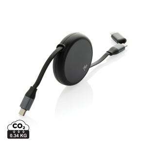 Câble rétractable 240W 2-en-1  en aluminium RCS Terra