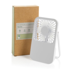 Ventilateur de bureau en plastique recyclé RCS Aervina 28