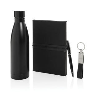 Set cadeau d'affaires luxe avec bouteille Swiss Peak 3