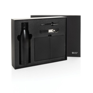 Set cadeau d'affaires luxe avec bouteille Swiss Peak 17
