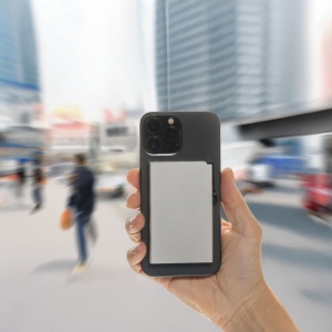 Porte-cartes magnétique pour téléphone en aluminium 19