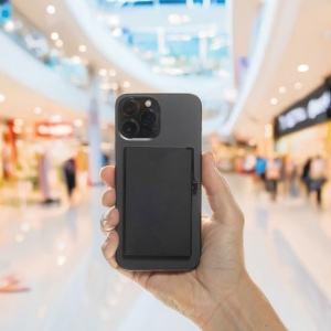 Porte-cartes magnétique pour téléphone en aluminium 10