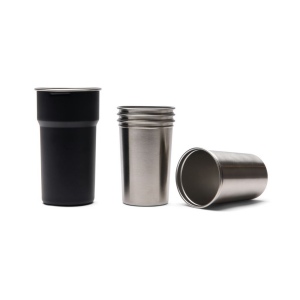 VINGA Set de 4 tasses 250ml en acier inoxydable RCS Parks 5