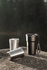 VINGA Set de 4 tasses 250ml en acier inoxydable RCS Parks 9