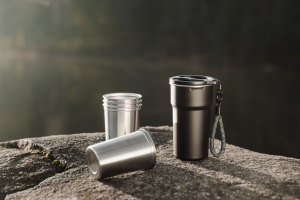 VINGA Set de 4 tasses 250ml en acier inoxydable RCS Parks 10