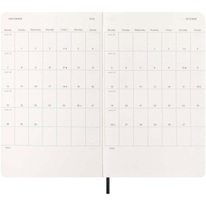 Agenda L 12 mois Moleskine à couverture souple 7