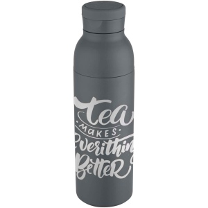 Bouteille avec isolation sous vide Illuminate double paroi de 650 ml en acier inoxydable recyclé certifié RCS 18