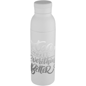 Bouteille avec isolation sous vide Illuminate double paroi de 650 ml en acier inoxydable recyclé certifié RCS 19