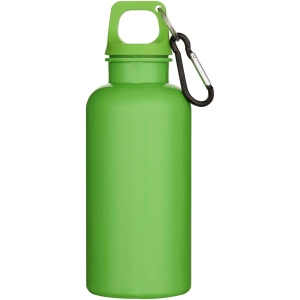 Bouteille d’eau Oregon de 400 ml en plastique recyclé uni certifié RCS avec mousqueton 13