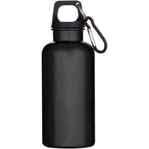 Bouteille d’eau Oregon de 400 ml en plastique recyclé uni certifié RCS avec mousqueton 14