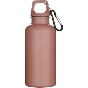 Bouteille d’eau Oregon de 400 ml en plastique recyclé uni certifié RCS avec mousqueton 17
