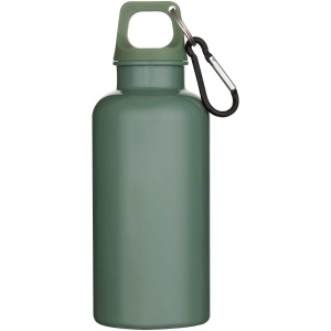 Bouteille d’eau Oregon de 400 ml en plastique recyclé uni certifié RCS avec mousqueton 18