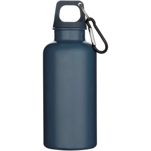 Bouteille d’eau Oregon de 400 ml en plastique recyclé uni certifié RCS avec mousqueton 19