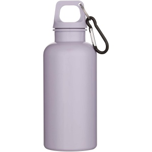 Bouteille d’eau Oregon de 400 ml en plastique recyclé uni certifié RCS avec mousqueton 20